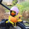 Lindo Pato Amarillo Submarino Adornos de Pato para Coche Motocicleta Autopropulsada Motocicleta Eléctrica Adornos de Coche a Batería Accesorios