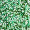 Pintura al Óleo Color Sólido Cuentas de Vidrio Millet Cuentas Redondas Accesorios Hechos a Mano para DIY Paquete de Materiales para Cuentas de Hilo Cuentas Sueltas Material para Collar Pulsera