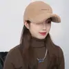 Gorro de Lana de Cordero Grueso y Cálido para Otoño e Invierno Gorra de Béisbol para Mujer Ala Ancha Moda Versátil Pareja Gorra de Béisbol a Prueba de Frío