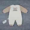 Ropa acolchada de mariposa de nuevo estilo para otoño e invierno de bebé, Mono de dibujos animados tridimensional para recién nacidos, Pelele para bebé recién nacido para usar como abrigo