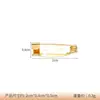 Fabricante Ferro Perfurado Pino Joias Acessórios DIY Broche Alfinete de Segurança Metal Acessórios de Roupa Fivela Grande Pino