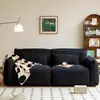 Sofá pequeño de lujo ligero para apartamento, sofá de tela vintage pequeño para sala de estar sin estructura de acero