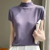 Nuevo top casual de diseño coreano para mujer, de corte holgado, para otoño e invierno, camiseta versátil estilo ins con manga murciélago en color gris