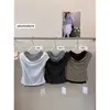 Ruoxin Xia Nova Chegada Elegante Blusa Patchwork em Camadas Falsa Duas Peças