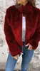 Chaqueta informal con cremallera y cuello alto de piel sintética para mujer, otoño e invierno, transfronteriza, de Amazon 2024, para mujer europea y americana