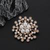 Broche de Gama Alta Nicho Hebilla de Toalla de Seda para Mujer Aleación Corsage Combinación Perfecta Perla de Imitación Rhinestone Chanel Gama Alta Venta al por Mayor