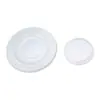 Tapa Desechable para Vaso Tapa Universal para Té de Leche Cola Tapa Plana de Papel Tapa Redonda de Plástico Espesado