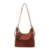 Bolsa Tote Versátil Retro em Camurça, Bolsa de Ombro Versátil Casual Estilosa, Mochila Multifuncional para o Dia a Dia e Trabalho