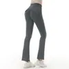 Pantalones de Trabajo Acampanados de Yoga Populares Europeos y Americanos de Cintura Alta para Mujer, Levanta Glúteos, Adelgaza la Cintura, Ajustados, Transpirables, de Secado Rápido, Pantalones Largos de Fitness
