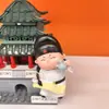Souvenirs Turísticos Decorativos Culturales y Creativos de Xi'An Luoyang, Dulces de Estilo Antiguo, Brocado Pequeño, Tendencia Nacional, Imanes de Refrigerador Magnéticos de Dama de la Dinastía Tang