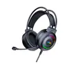 Auriculares AOC GH320 Ligeros Micrófono Dual de Cancelación de Ruido Conexión por Cable USB Versión con Iluminación de Color Mixto