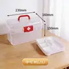 Caja de Plástico para Guardar Medicamentos, Caja de Medicamentos para el Hogar, Caja Médica Portátil, Caja de Medicamentos con Impresión de Logo Disponible, Fabricante