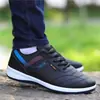 Nuevos zapatos de viaje de cuero para hombre para primavera y otoño, impermeables y resistentes a los olores, zapatos deportivos casuales de estilo coreano para hombre, transpirables para todas las estaciones
