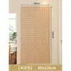 Tablero Decorativo de Entrada Sala de Estar Bastidor de Hilos para Máquina de Coser Tablero Perforado de Madera Maciza Montado en Pared Estante de Exhibición para el Hogar