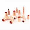 Cople Reductor de Tubo de Cobre Cobre Rojo Cabeza Grande a Pequeña Adaptador Reductor para Almacenamiento en Frío Junta de Soldadura Directa 6.35-108