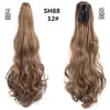 Peluca caliente de comercio exterior para mujer, peluca de cola de caballo, peluca de cabello de fibra química, pelucas, colas de caballo, clip, cola de caballo larga rizada