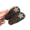 Pinza para el pelo de copo de nieve con pedrería brillante para mujer, Nuevo Otoño e Invierno 2026, Pasador versátil simple y elegante