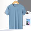 Camiseta de Manga Corta de Seda Helada con Estampado de Ciervo Bugu para Mujer, Moda de Verano, Nueva, Transpirable al Frío, para Correr, Deportes, Montañismo, Secado Rápido