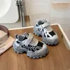 Moda Infantil Zapatos Dad 2026 Primavera/Otoño Nuevos Zapatos Deportivos Casuales para Niñas Zapatos de Malla Suela Gruesa Zapatos para Niños