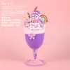 Kit de Materiais DIY Artesanal Infantil Cola de Creme Simulação Lama de Cristal Fofa Copo de Sorvete Brinquedo Pequeno para Menina