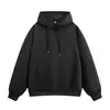 Sudadera con capucha para hombre, marca de moda para primavera y otoño, color liso, estilo básico simple, elegante y versátil, top casual holgado