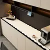 Protector de encimera de aparador de comedor lujoso y de alta gama, tapete para mesa de mueble de TV, mantel largo, tapete para encimera de mueble de vino y zapatero