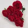 Rosas Simuladas Decoração de Sala de Estar Gabinete de TV Arranjo de Flores Dia dos Namorados Flor Única Plástico Flor Falsa Arranjo de Flores Secas
