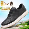 2026 Novos Sapatos Masculinos Impermeáveis Couro Sintético Respiráveis Casuais Couro Macio Versátil Confortáveis Esportivos