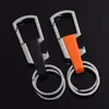 Colgante de cintura para hombre, anillo doble creativo, llavero de acero inoxidable, llavero multifuncional, abridor de botellas, llavero, fabricantes, venta al por mayor