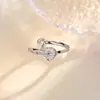 Anel de Guitarra com Diamantes Cintilantes 2026 Novo Design da Moda Tendência Anel de Dedo Indicador Estilo Instrumento Anel de Violino Totalmente Cravejado de Diamantes para Mulheres