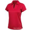 Venda direta de fábrica polo casual feminino de lapela secagem rápida blusa de baixo respirável slim