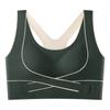Chaleco con Hebilla Cruzada Lateral Deportivo Talla Grande Ropa Exterior Sin Costuras Sin Aros A Prueba de Golpes Push-Up Almohadilla para el Pecho para Mujer Venta al por Mayor Transpirable
