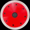 Lâmina de Serra Diamantada com Dentes de Grade de 5 polegadas 125mm Lâmina de Corte para Azulejo Prensada a Quente Ultra-Fina com Flange Lâmina Ondulada