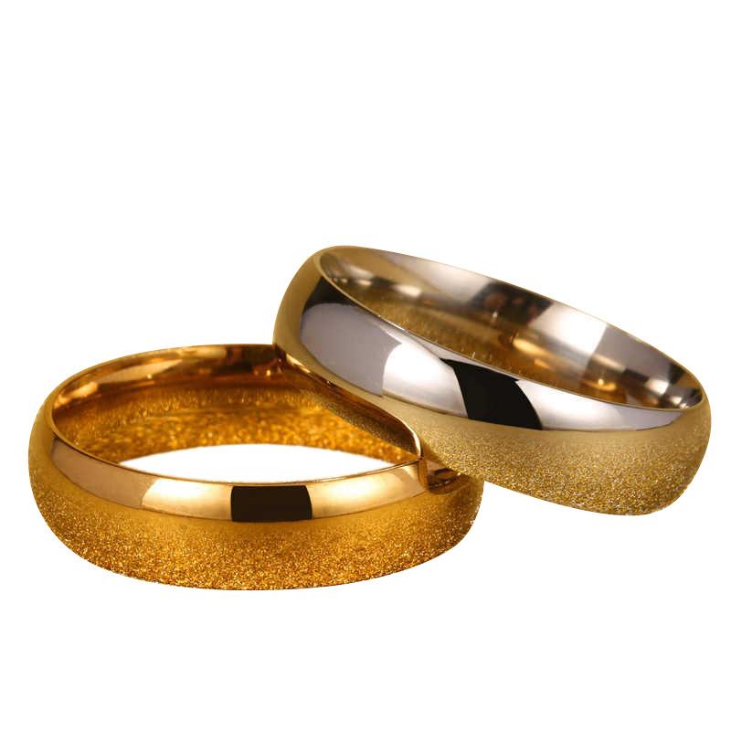 不锈钢圆弧光面戒指主图5