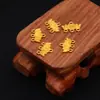 Pingente de Lótus em Liga DIY Estilo Antigo Hanfu Conector para Acessório de Cabelo Grampo de Cabelo Pingente com Borla Galvanoplastia