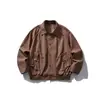 Ctsbts Jaqueta de Trabalho de Algodão Lavada e Desgastada Vintage Nova para Primavera e Outono Jaqueta Masculina de Alta Qualidade 2608