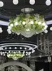 Nuevos Accesorios de Boda Lámpara de Cristal Decoración de Salón de Bodas Decoración de Salón de Cristal Lámpara Acrílica de Múltiples Niveles Candelabro Grande