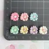 Mini Flor Girasol Accesorios de Resina Pasador Funda de Teléfono Pegatina para Taza de Agua Accesorios de Papelería Decoraciones Materiales Hechos a Mano
