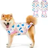 Traje de recuperación para perros, traje quirúrgico, mono suave de esterilización para mascotas, previene que las mascotas se laman y rasquen las heridas, camiseta de recuperación