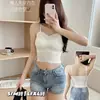 Top Camisola de Encaje Hermoso Espalda Talla Grande para Mujer, Ropa Exterior, Cuello en V, Bandeau, Ropa Interior con Almohadillas en el Pecho, Top Interior de Longitud Media, Moderno