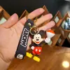 Llavero Colgante de Dibujos Animados Mickey Minnie Lindo Colgante de Llavero para Pareja Mochila Coche Adorno de Colgante Regalo