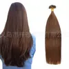 Peruca Amazon #4 cabelo humano real em mechas em U extensão de cabelo sem costura entrega em peça única transfronteiriça