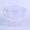 Contenedor de lavado de bolígrafos de pigmento multifuncional directo de fábrica, cubo transparente de plástico, cubo portátil, suministros de arte