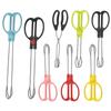 Clip para pan de acero inoxidable clip para alimentos clip multiusos de carbón clip con mango de plástico pinza para barbacoa utensilio de cocina clip para alimentos