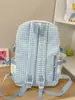 Mochila Anime Estilo Japonês com Bolinhas Doces para Meninas do Ensino Fundamental e Médio para Aula, Biblioteca e Estudo