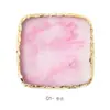 Estilo Japonés Pintado Desenfocado Paleta Arte de Uñas Herramienta de Cristal Shell Esmalte de Uñas Pegamento Resina Ágata Decoración Paleta