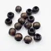Xinyi Agujero de 20 mm Agujero Pasante de 10 mm Cuentas de Madera de Color Redondas Cuentas de Agujero Grande Accesorios para Joyería DIY Cuentas de Madera