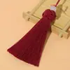 9cm Curto Gordinho Pingente de Miçanga com Borla Fio Rígido Chapéu Carro Pendente Ornamento Saco de Borla Pingente de Ponto Cruz Atacado