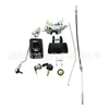 Hitachi Excavadora EX200-5 EX120-5 Ensamblaje de Cerradura de Puerta de Cabina, Cerradura de Manija Exterior, Cilindro de Cerradura de Manija Interior, Bloque de Cerradura