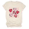 Amazon ebay estación independiente tendencia de ocio estás angustiado camiseta de manga corta para mujer con cuello redondo estampado camiseta básica